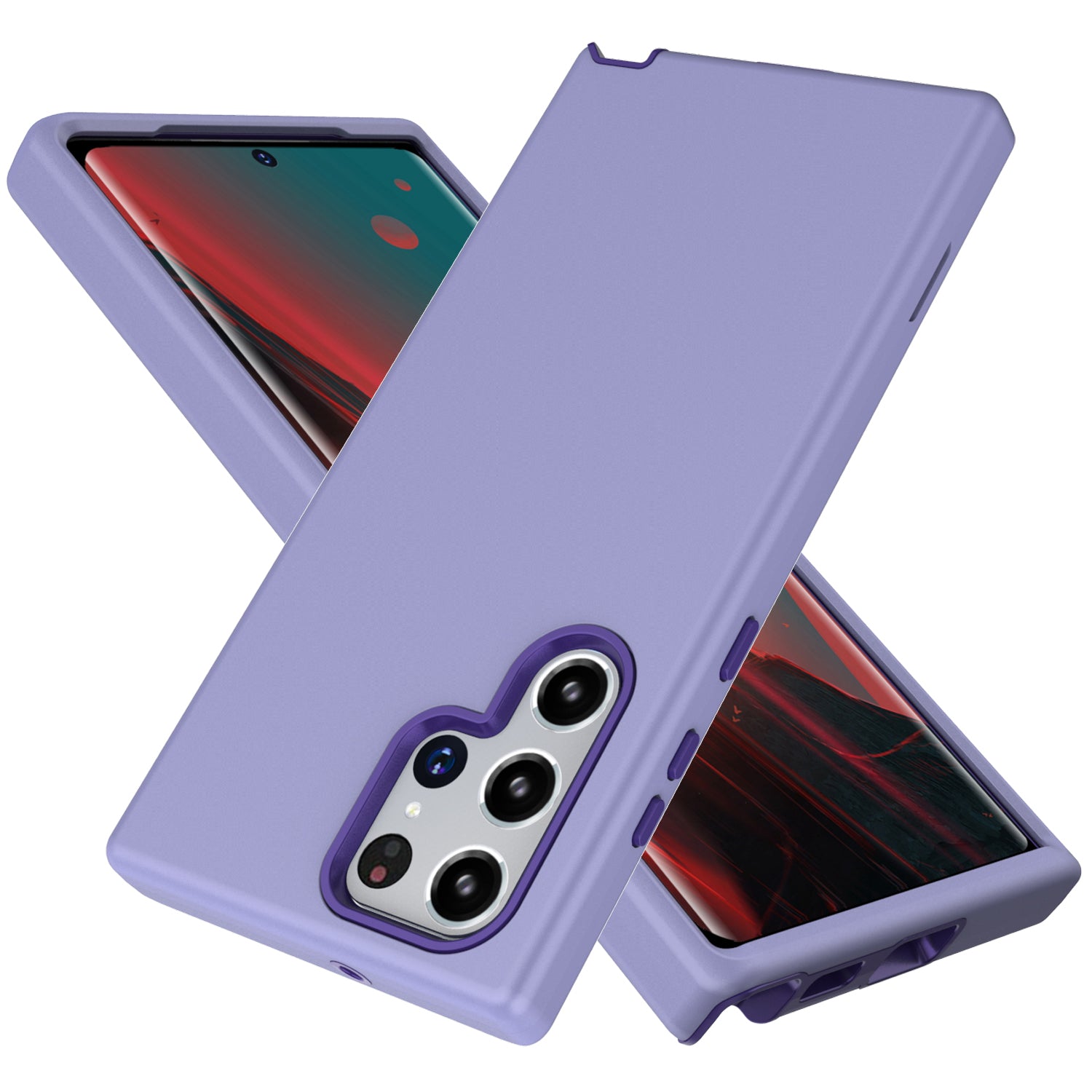GW03 For Samsung Galaxy S22 Ultra 5G Anti-drop Phone Case Thicken TPU PC Rubberized Back Cover GW03 For Samsung Galaxy S22 Ultra 5G Anti-drop Phone Case Thicken TPU PC Rubberized Back Cover